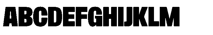 Ration Black Font UPPERCASE