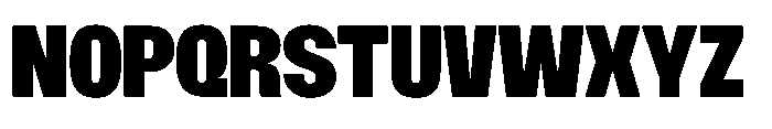 Ration Black Font UPPERCASE