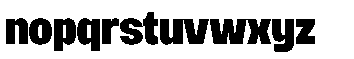 Ration Black Font LOWERCASE