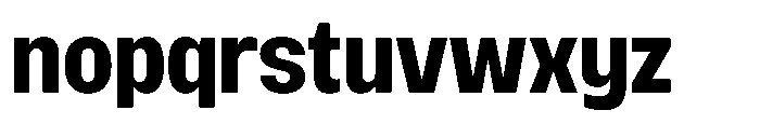 Ration Bold Font LOWERCASE