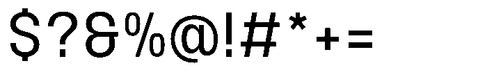Ration Light Font OTHER CHARS
