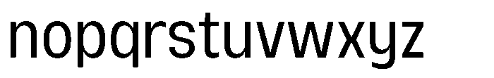 Ration Light Font LOWERCASE