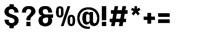 Ration Semi Bold Font OTHER CHARS