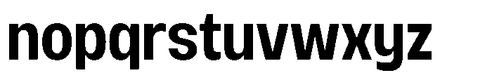 Ration Semi Bold Font LOWERCASE