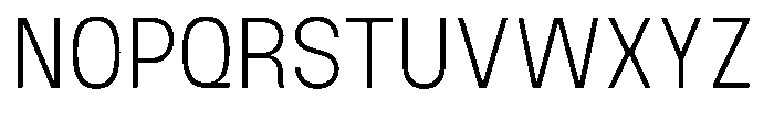 Ration Thin Font UPPERCASE