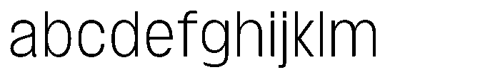 Ration Thin FONT