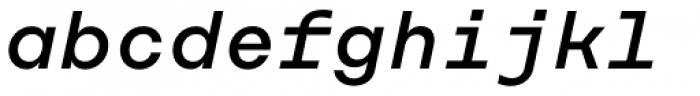 Rational TW Display Medium Italic Font LOWERCASE