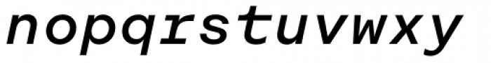 Rational TW Display Medium Italic Font LOWERCASE
