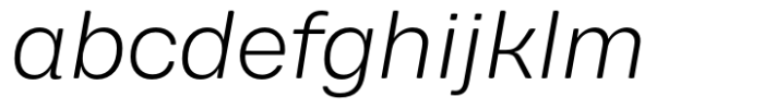 Rationell Light Italic FONT