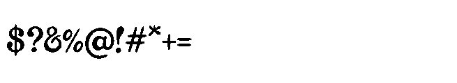 Rattoligs Font OTHER CHARS