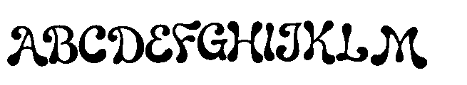 Rattoligs Font UPPERCASE