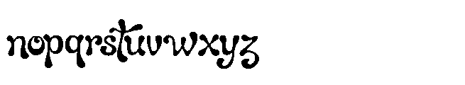 Rattoligs Font LOWERCASE