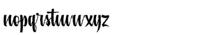 Rattudiy Distort Font LOWERCASE