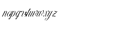 Raufendry Italic Font LOWERCASE