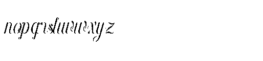 Raufendry Regular Font LOWERCASE