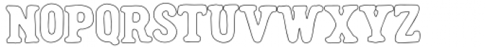 Ravager Serif Regular Outline Font UPPERCASE