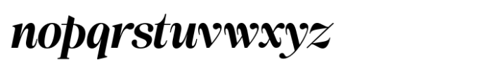Ravelle Black Italic Font LOWERCASE