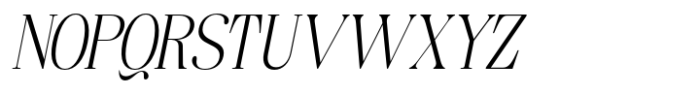 Ravelle Extra Light Italic Font UPPERCASE