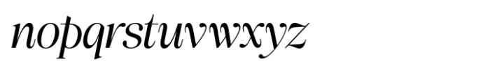 Ravelle Italic Font LOWERCASE