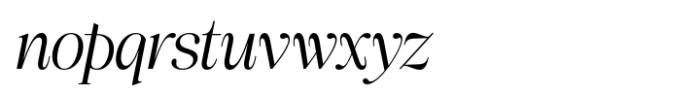 Ravelle Light Italic Font LOWERCASE