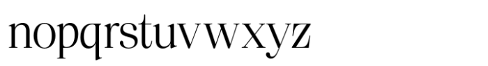 Ravelle Light Font LOWERCASE