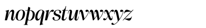 Ravelle Semi Bold Italic Font LOWERCASE
