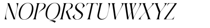 Ravello Italic Font UPPERCASE