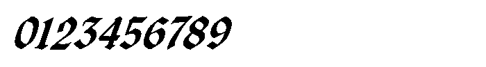 Raven Clave Obelique Font OTHER CHARS