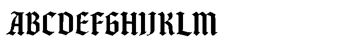 Raven Clave Regular Font UPPERCASE