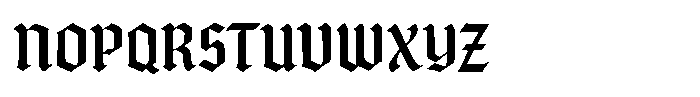 Raven Clave Regular Font UPPERCASE