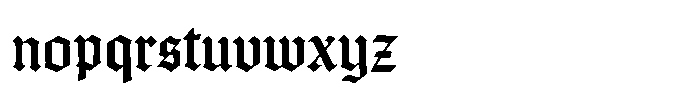 Raven Clave Regular Font LOWERCASE