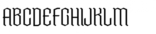 Raven Hell Light Gothic Font UPPERCASE