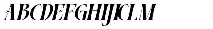 Ravencourt Italic Font UPPERCASE