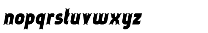 Ravendorf Bold Italic Font LOWERCASE