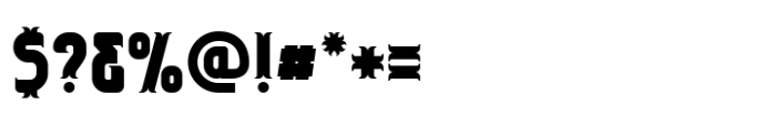 Ravendorf Bold Font OTHER CHARS
