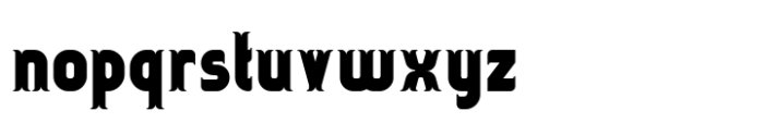 Ravendorf Bold Font LOWERCASE