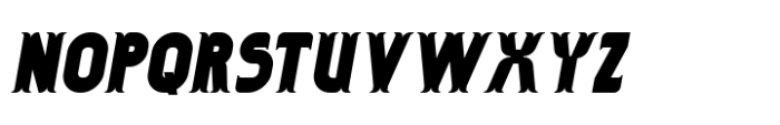 Ravendorf Extra Bold Italic Font UPPERCASE