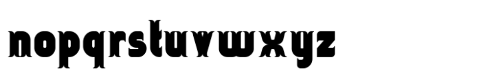 Ravendorf Extra Bold Font LOWERCASE