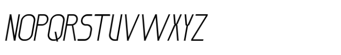 Ravendorf Thin Italic Font UPPERCASE
