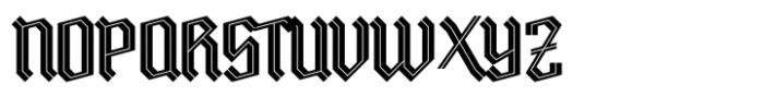 Ravenholm Inline Font UPPERCASE