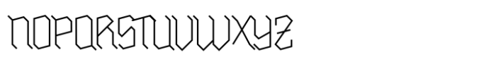 Ravenholm Thin Font UPPERCASE