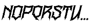 Ravenmorth Italic Font UPPERCASE