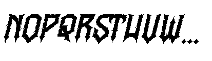 Ravenmorth Italic Font LOWERCASE
