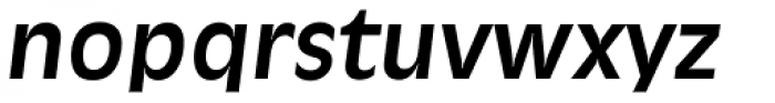 Ravenna TS DemiBold Italic Font LOWERCASE
