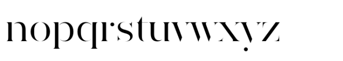 Ravensara Antiqua Stencil Medium Font LOWERCASE