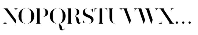 Ravensara Antiqua Stencil Semi Bold Font UPPERCASE