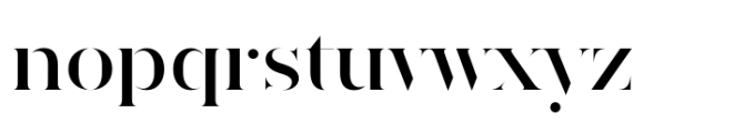 Ravensara Antiqua Stencil Semi Bold Font LOWERCASE