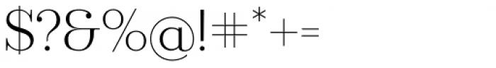 Ravensara Serif Regular Font OTHER CHARS