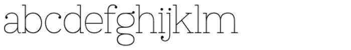 Ravensara Serif Thin Font LOWERCASE