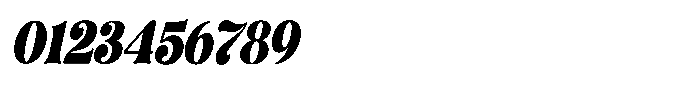 Ravione Display Condensed Italic Font OTHER CHARS